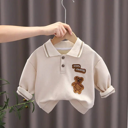 New Autumn Brand Kids Boys T-shirts Kids Spring Clothes Child T-shirt Clothing Costume Long Sleeve Tops Tee 1 2 3 4 5 Years