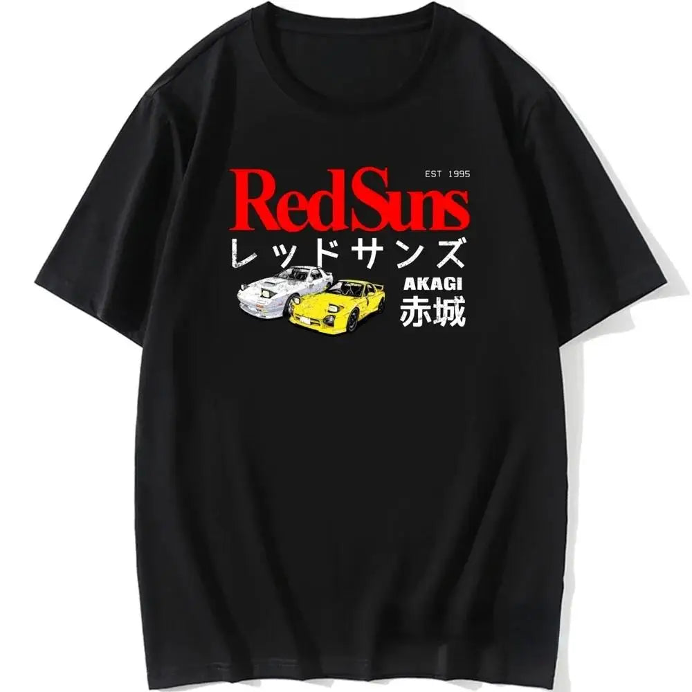 Initial D T Shirt Japanese Anime Graphic Funny Harajuku Manga T Shirt Fashion Casual Short Sleeve Plus Size T Shirt Women