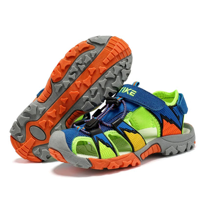 Boys Girls Sports Sandals Summer Kids Closed Toe Outdoor Sandals Athletic Water Shoes Sandals Child Pool Beach Sandals