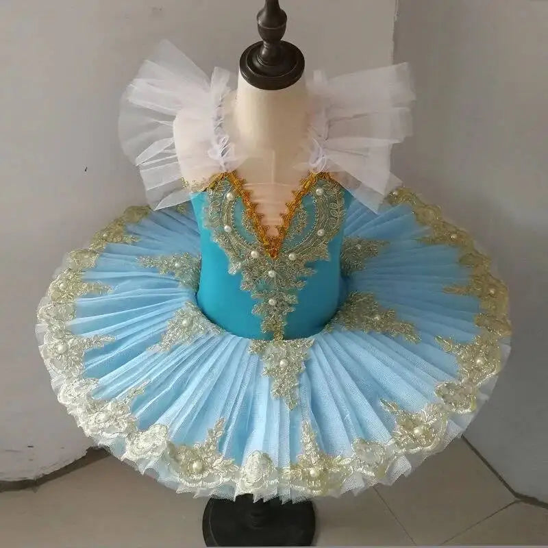 Tutu Ballet Led Light Swan Lake Ballerina Pancake Tutu Girl Women Adult Child Ballet Dress Kids Dance Costumes Tutu Led