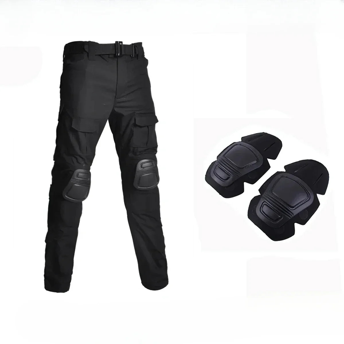 2025 Outdoor Combat Pants +Knee Pads Men Tactical Hunting Pant Camo Pants Quick Dry Sport Multi-pocket Clothes Wear Resistant