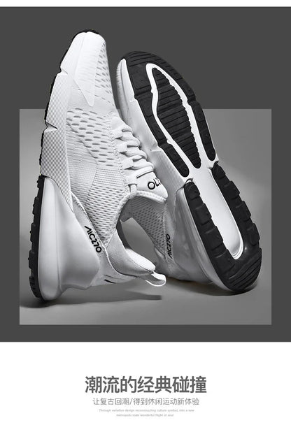 Men's Sneakers Outdoor Jogging Sport Shoes Autumn Season Women Casual Sneakers Shoes Platform Mesh Breathable Casual Shoes 36-47