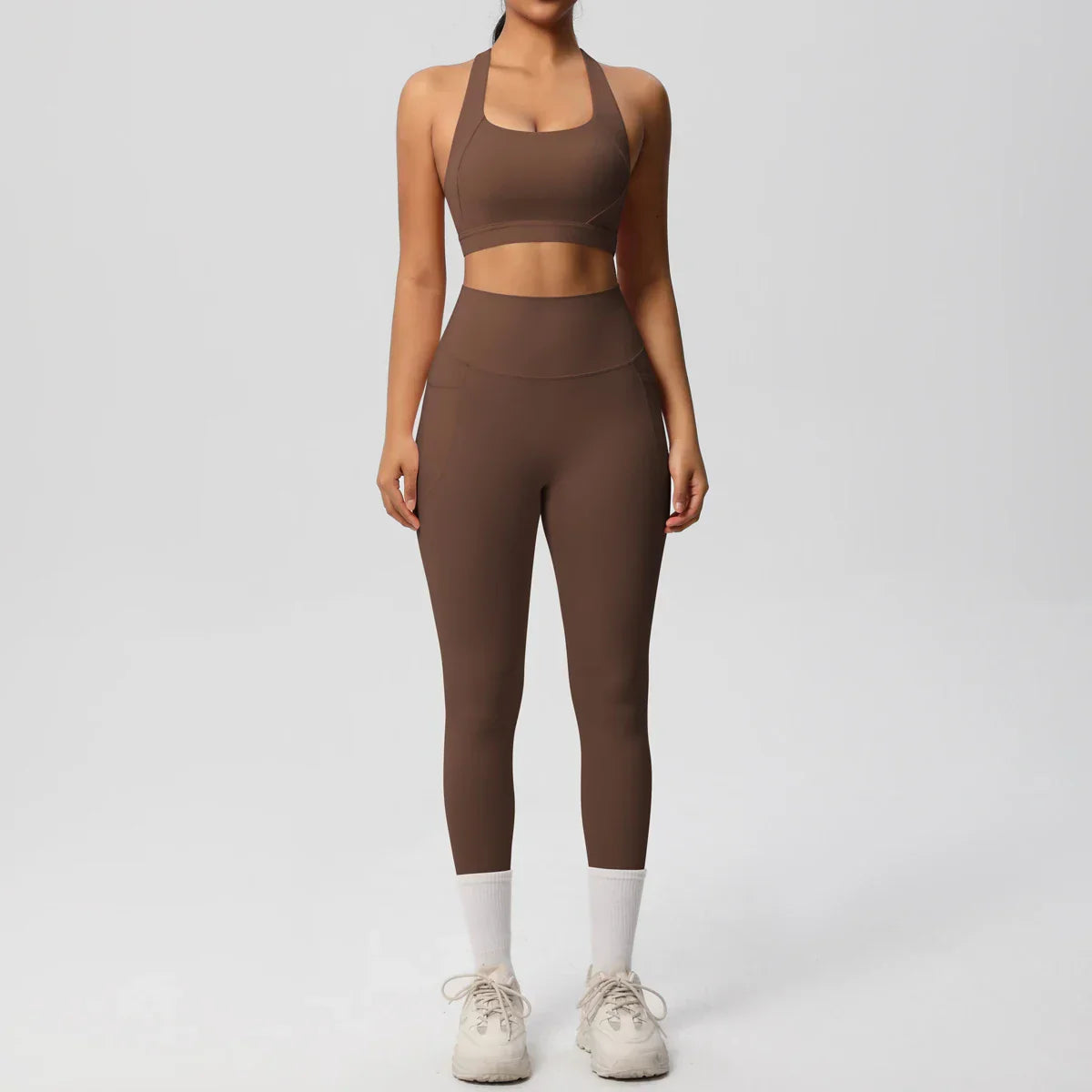 Yoga Suit Sports Set Womens Sportswear Sports women's yoga bra  Tummy Control Slimming Booty Leggings Women's tracksuit