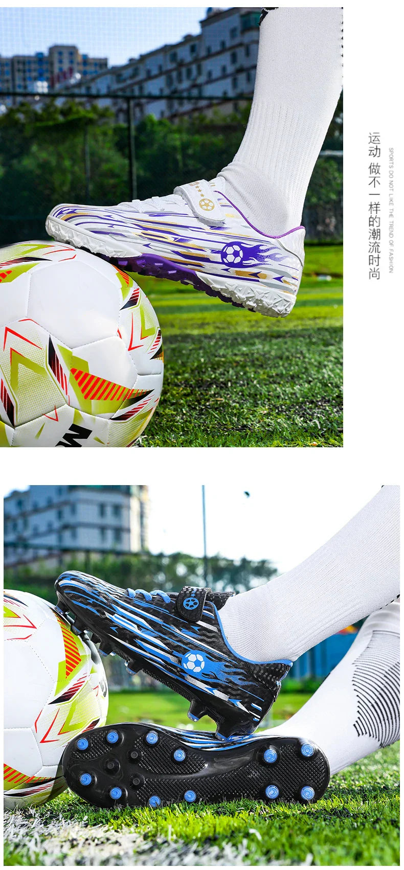 New Kids Professional Soccer Shoes TF Indoor Men Football Field Boots Original Football Shoes Society Cleats Grass Training Fast
