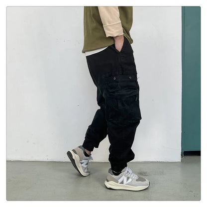 American Vintage Functional Cargo Pants Men Clothing High Quality Khaki Casual Jogging Pants Harajuku Tactical Joggers Trousers