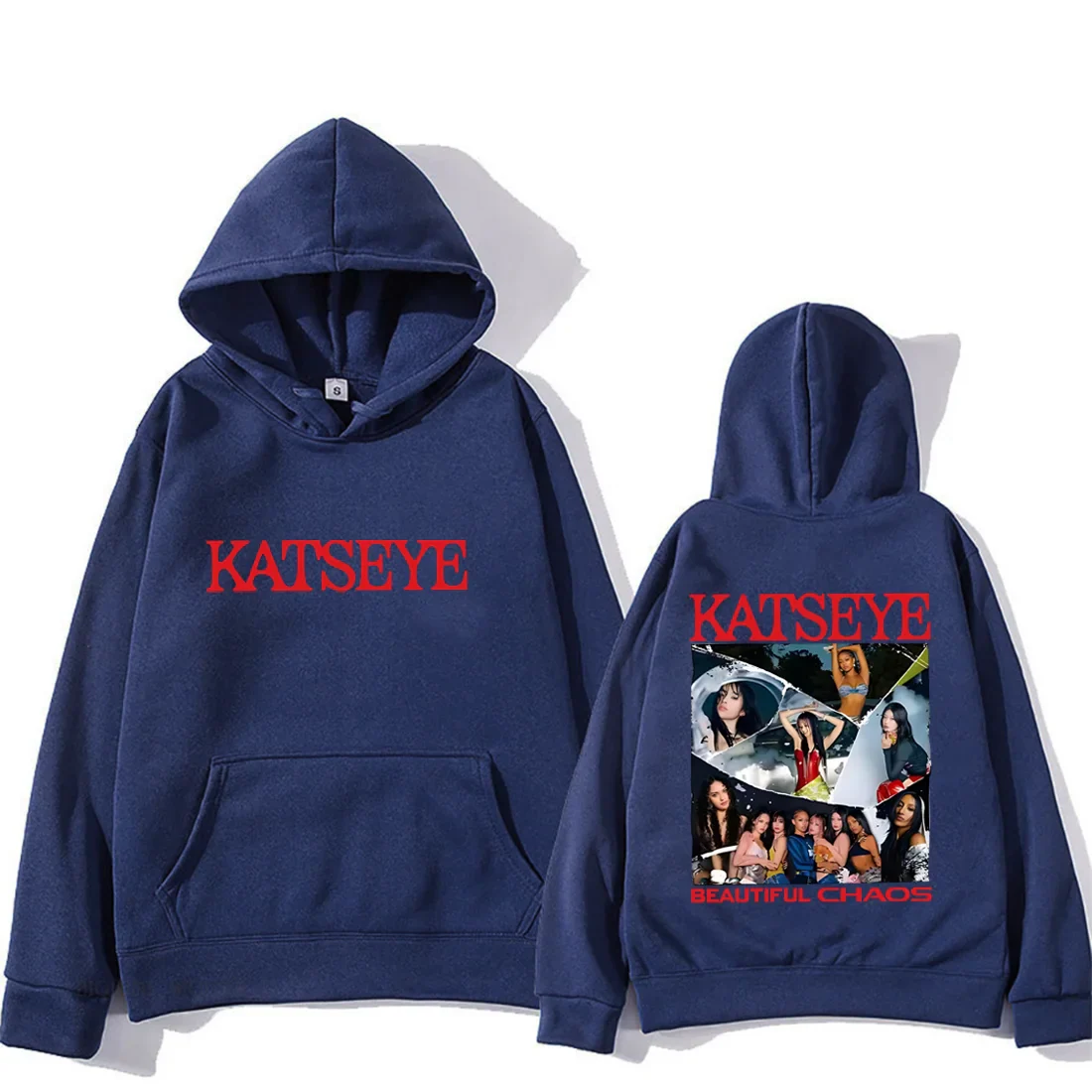 KATSEYE The Beautiful Chaos fashion Hoodie Men Women's new Autumn Winter streetwear vintage clothes Fleece Long sleeve pullovers
