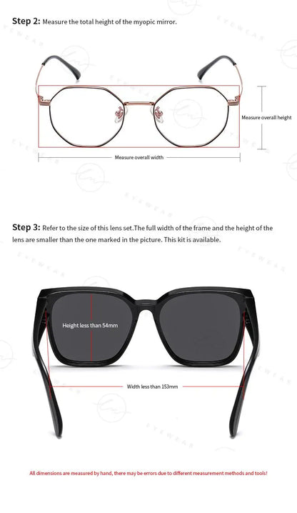 Brand Oversized Frame Cover Optical Glasses Trend Fit Over Sunglasses For Men Women Polarized TR-90 Anti-Glare UV400 Eyewear