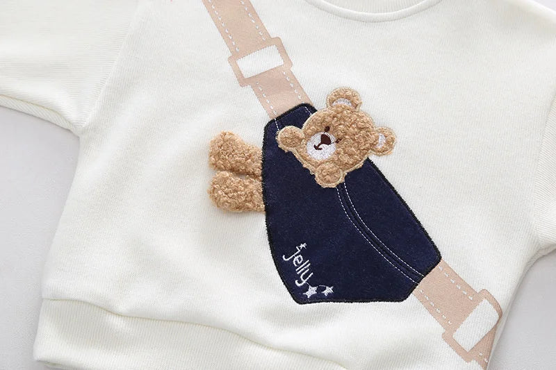 New Spring Autumn Baby Girl Clothes Children Boys T-Shirt Pants 2Pcs/Sets Toddler Casual Costume Infant Outfits Kids Tracksuits