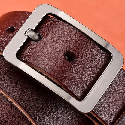 Belt Men's Needle Buckle Pants Belt Middle-Aged Youth Formal Wear Business Retro Casual Simple Versatile Jeans Belt