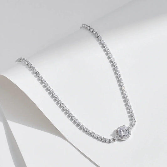 Bracelets de tennis en argent sterling 925 avec zircons cubiques transparents étincelants, bijoux fins de luxe pour femme, mariage, fiançailles