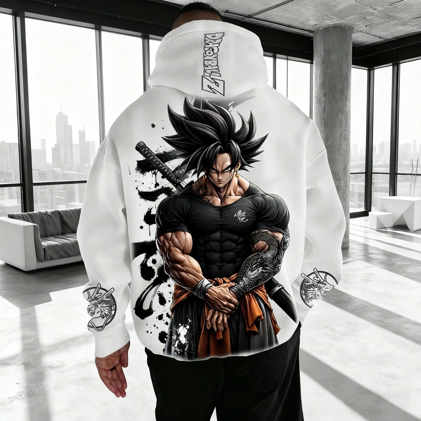 Gym Son Goku Saiyan Dragon Ball Harajuku 2026 Streetwear Men Vintage Hoodie Winter Women Oversized Hooded Sweatshirt Long Sleeve