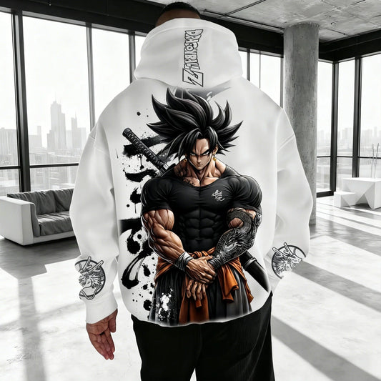 Gym Son Goku Saiyan Dragon Ball Harajuku 2026 Streetwear Men Vintage Hoodie Winter Women Oversized Hooded Sweatshirt Long Sleeve