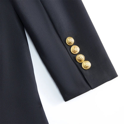 Stand Collar Kids Communion Suit Birthday Party Suits Jacket Pants Golden Buttons 3-14 Y Toddler Tuxedo