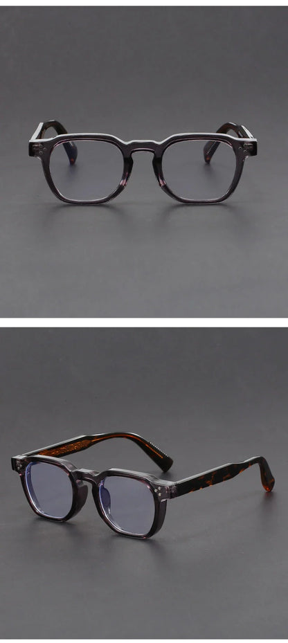 Classic Geometric Simple Retro Design Men's Anti-Blue Light Glasses Women's Reading Glasses Customizable Prescription