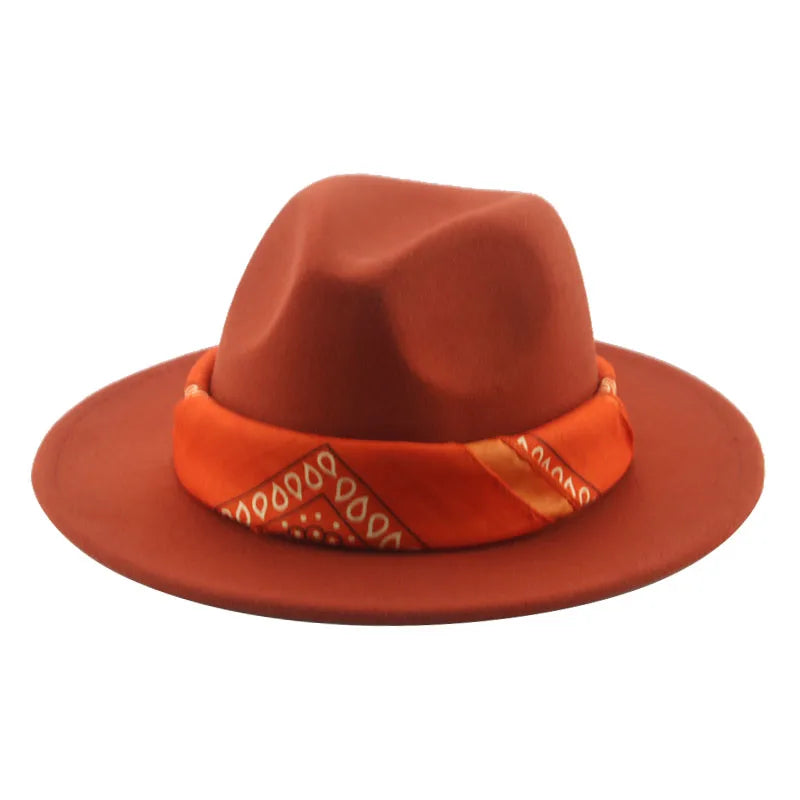 Hats for Women Fedoras Felted Hat Men Women Band Western Cowboy Jazz Caps Dancer Outdoor Women Fedora Hat шляпа женская шляпа