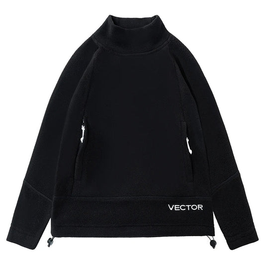 Fleece Jacket Woman Men Autumn Winter Warm Coats Clothing Contrast Sleeve Sweatshirt Coats Color Outdoor Jakcets