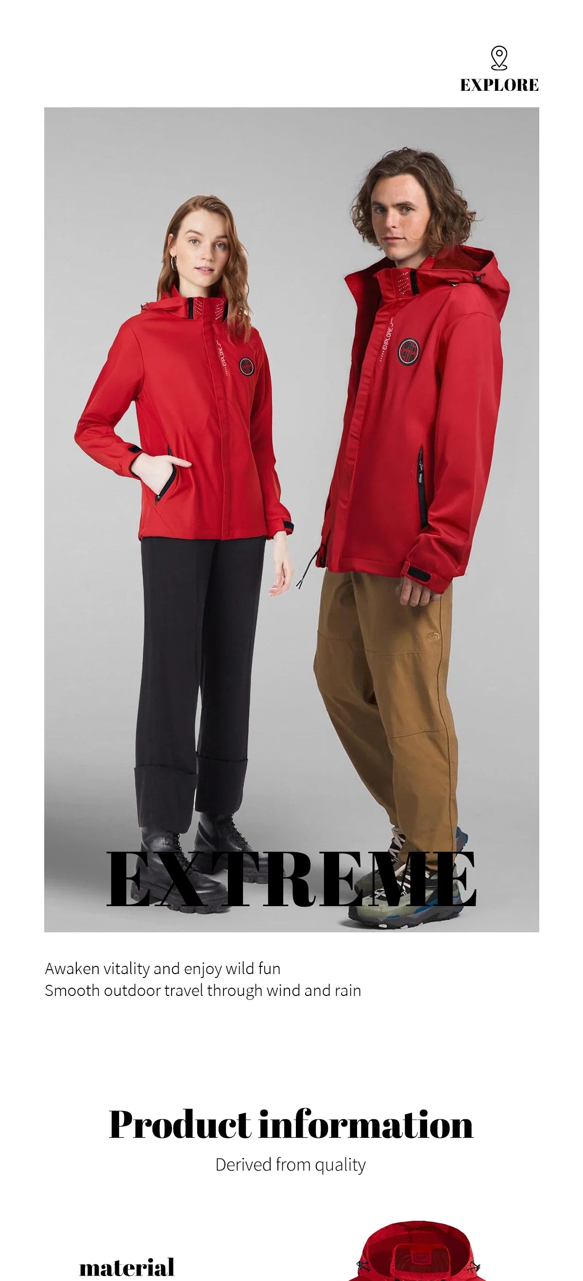 New Men Interchange Jacket Spring Outdoor Mountaineering On Foot Jacket Couple Fashion Women Thin Zipper Coat Male