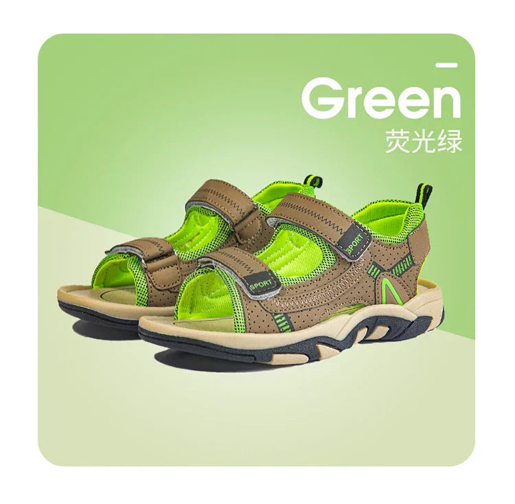 Children Sport Sandals Summer for Boys Outdoor Casual Beach Shoe Comfortable Soft Sole Kids Walking Sandials Non-slip