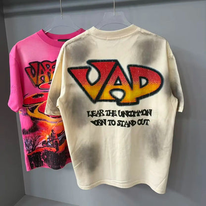 Streetwear Letter Rhinestone Cotton Short Sleeve Tshirts for Men and Women Harajuku Hip Hop Loose Shinning Diamond Tees Oversize