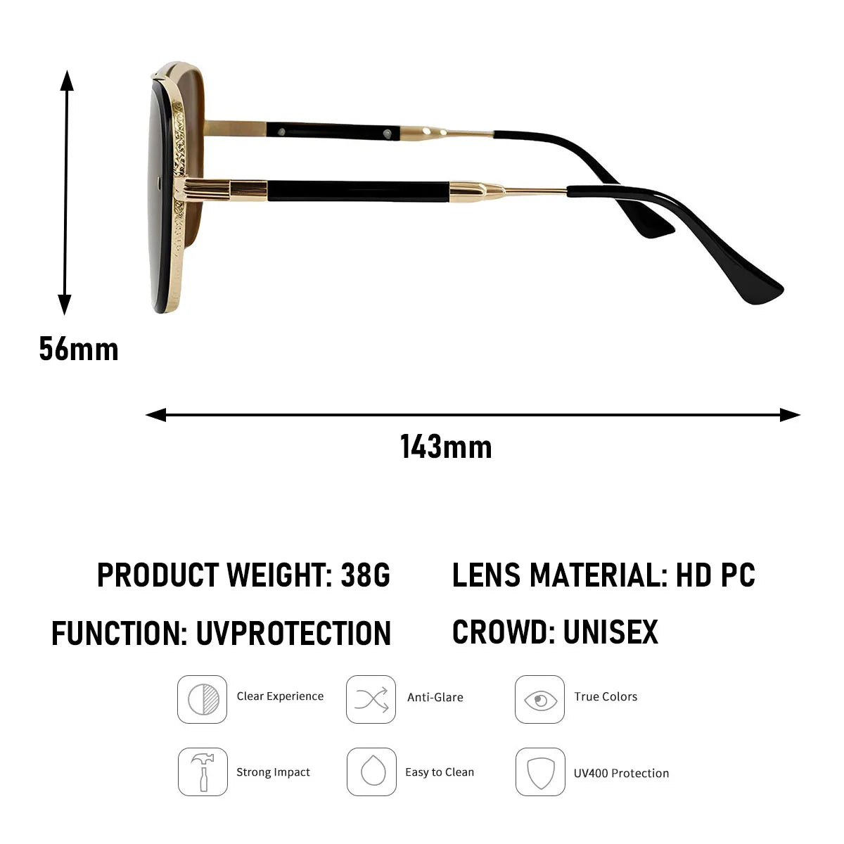 Aviator Sunglasses Women 2026 Oval Vintage Retro Sunglass Men UV400 Protection Fashion Glasses Dropshipping Gafas De Sol Hombre