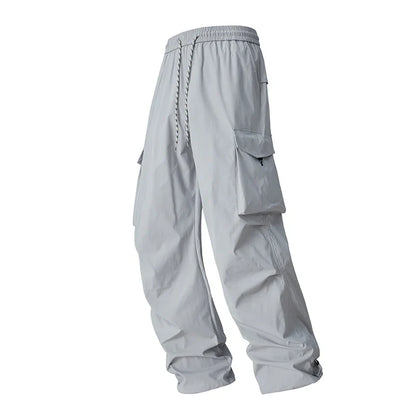 Autumn Hiking Pants Elastic Waist Outdoor Waterproof Camping Trousers Women Large Pocket Breathable Mountaineering Cargo Pants