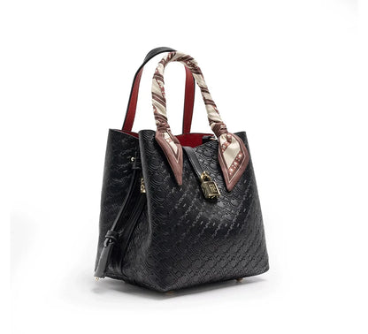 Fashion Brand Women's Handbag Large Capacity Casual Diagonal letter Silver Fox Is PU Leather Shoulder Bag