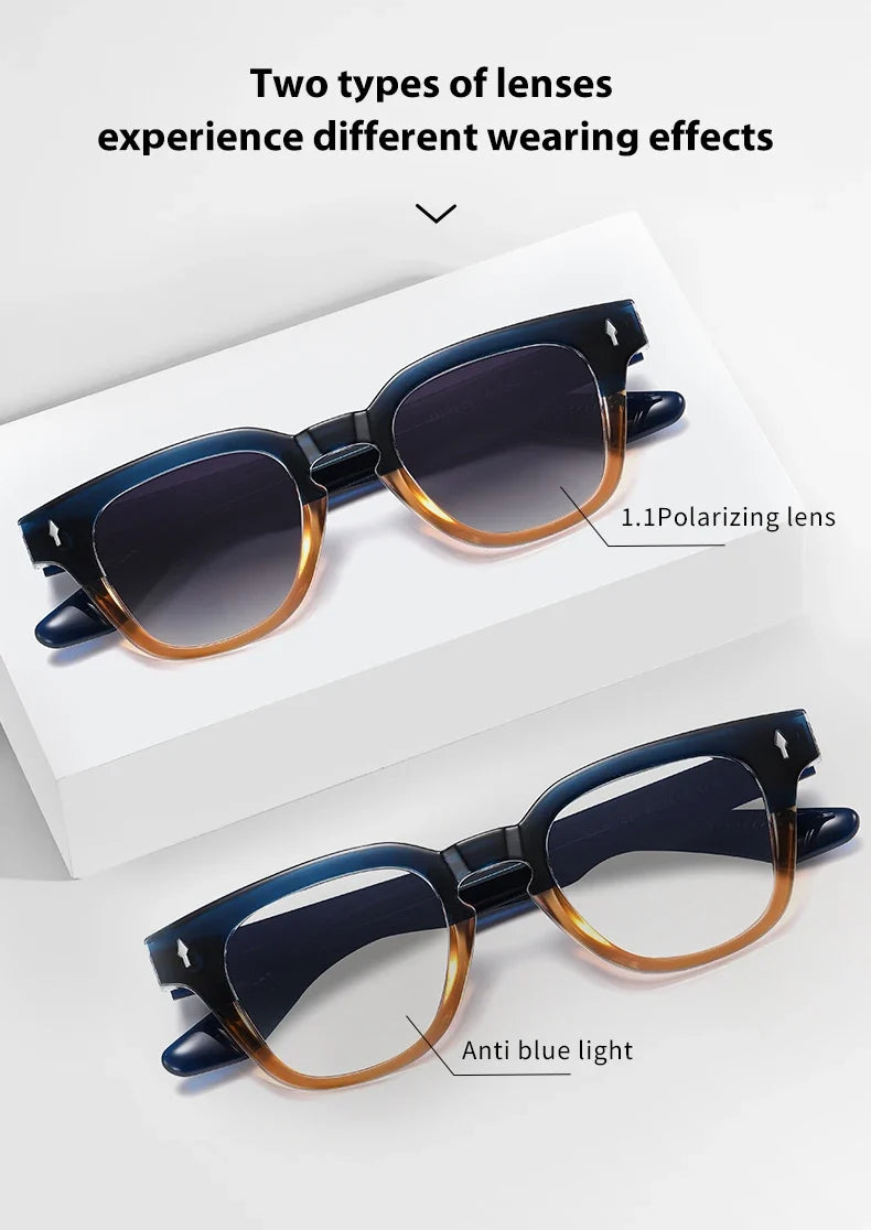 High Quality Prescription Polarised Sunglasses Men  Anti-blue Light Photochromic Myopic Astigmatism Glasses Women S31110