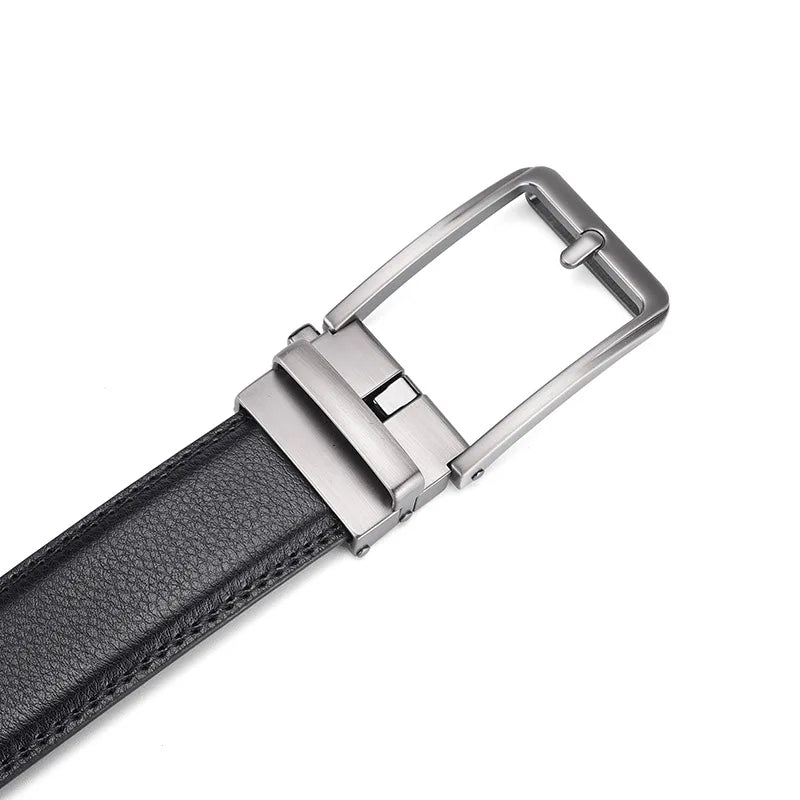 Famous Luxury Brand Belt for Men High Quality Genuine Luxury Leather Belt for Men Waist Straps for Jeans Metal Automatic Buckle