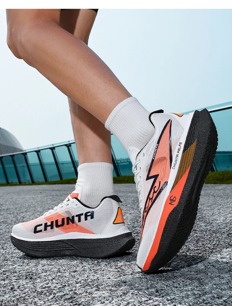 Running Shoes Carbon Board Marathon Men Speciality Sports Breathable Lightweight Women's Comfortable Athletic Chunta Sneakers