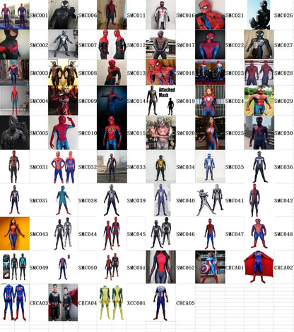 Adult Cosplay Superhero Jumpsuit Halloween Costume Zentai  Bodysuit Suit