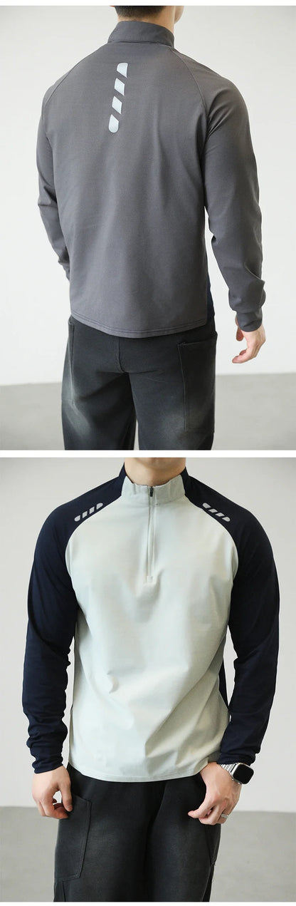 Men's Quick-drying Fitness Sportswear  Quick - Dry Outdoor Cycling & Fitness Long - Sleeve T - Shirt