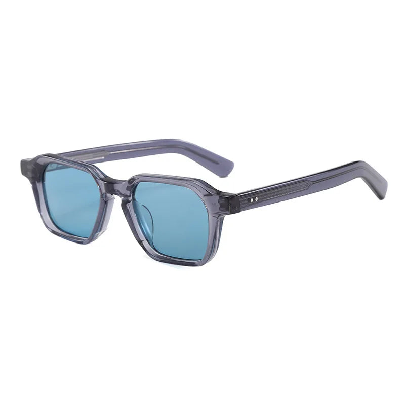 Fashion New Square Polarized Men Sunglasses High-end Acetate Women Outdoor Driving UV400 Sun Glasses Support Prescription Lenses