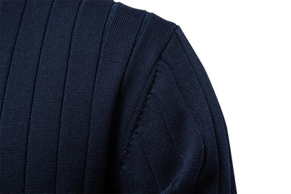 Brand Men's Cotton Cardigan Sweater V Neck Button-up Casual Youth Knit Sweaters for Men
