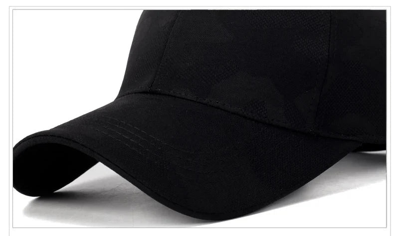 Unisex Simple Camouflage Baseball Caps Spring and Autumn Outdoor Adjustable Casual Hats Sunscreen Hat
