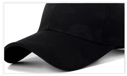 Unisex Simple Camouflage Baseball Caps Spring and Autumn Outdoor Adjustable Casual Hats Sunscreen Hat