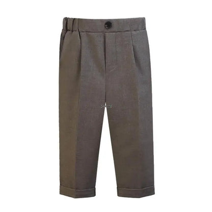 Formal Trousers For School Boys Children Kids Photography Pants For Birthday Wedding Big Boys Classic Fashion Pants Costume