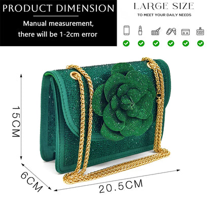 Fashion Ladies Evening Shoes And Bags Paired With Handmade Petal Wine Color Pointed Toe Mid-Heel Nigerian Women Party Shoes