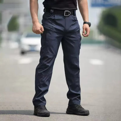Men's Military Cargo Elastic Camping Hiking Trekking Climbing Outdoor Sports Trousers Spring Autumn Tactical Quick Dry Pants