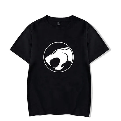 Luminous T-shirt Mens Fashion Casual Short Sleeve Round Neck Tops Mens Clothing Hipster Glowing ThunderCat T-shirt