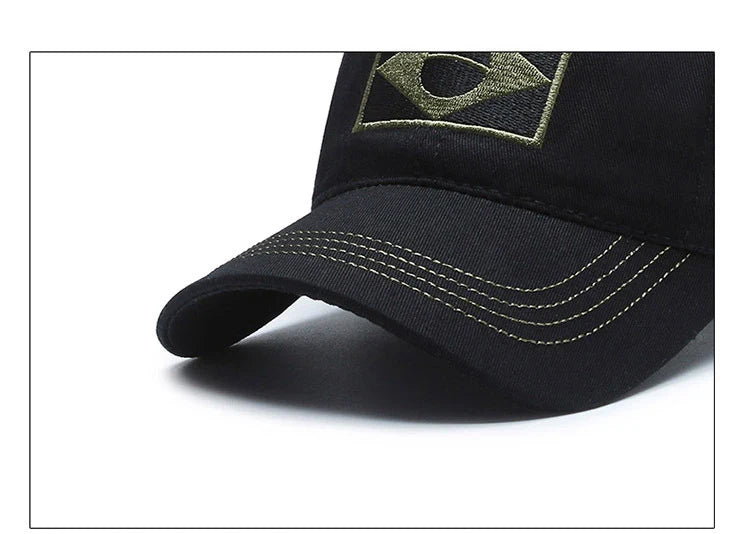 Camouflage Baseball Cap Adjustable Military Style Sun Hat Breathable Outdoor Casual Headwear for Daily Travel Fishing SportsWear