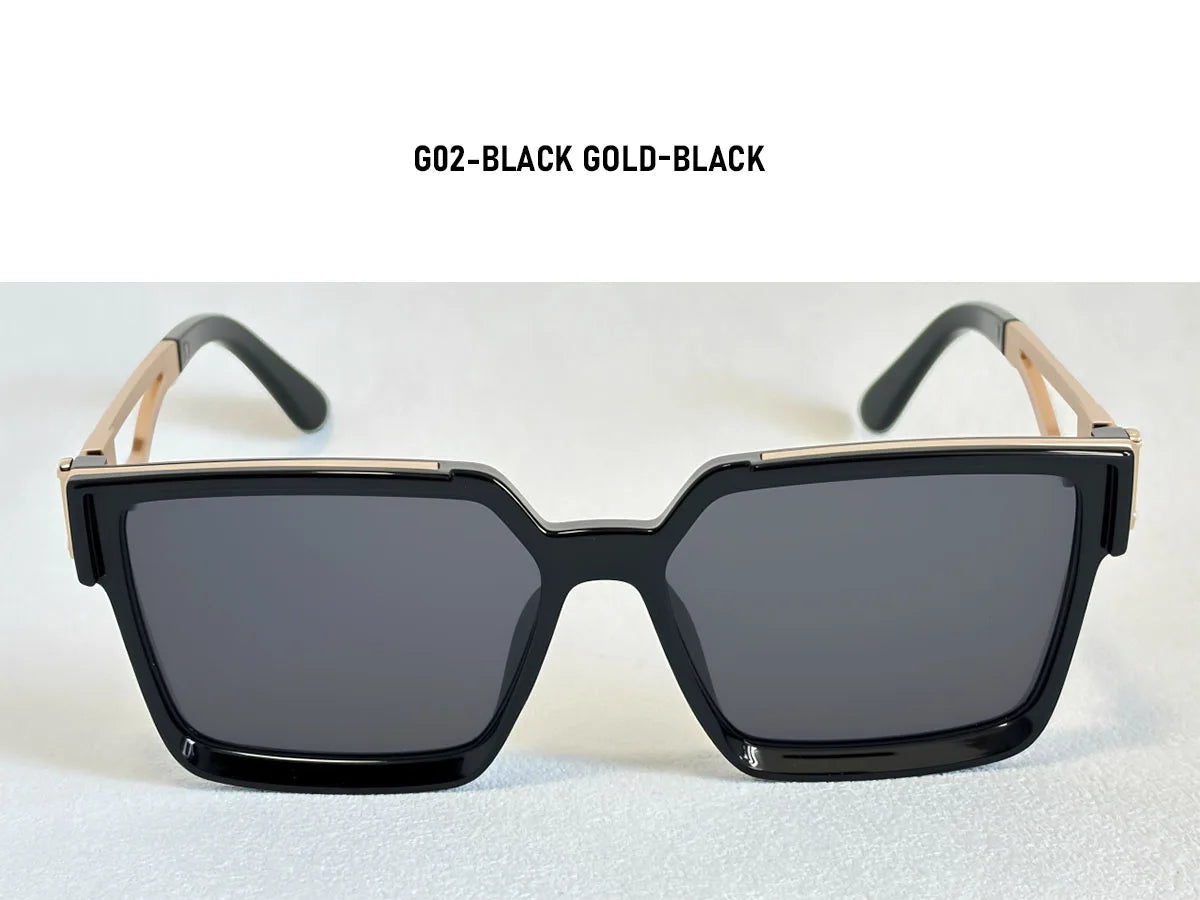 Millionaire Square Sunglasses Women 2026 UV400 Protection Sunglass Men Luxury Brand Design Fashion Glasses Gafas De Sol Hombre