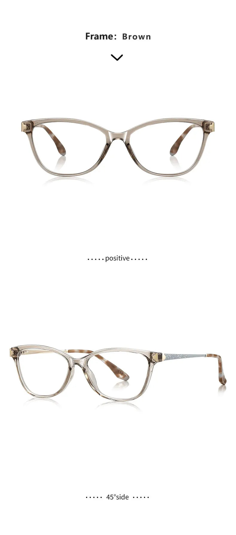 Classic Square Anti Blue Light Blocking Reading Glasses Women Prescription Glasses Computer Lightweight Eyeglasses LS231
