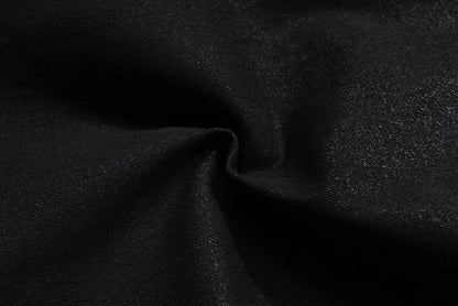 Streetwear Black Wax Leather Strecth Jeans for Men Ropa Hombre Baggy Y2k Flare Pants Oversized Straight Denim Trousers