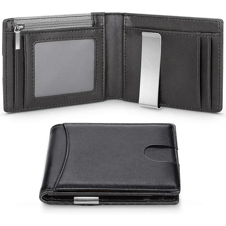Business Card Holder Smart Wallets for Men Carbon Fiber Slim Thin Minimalist Wallet Custom Personalized Gift EDC