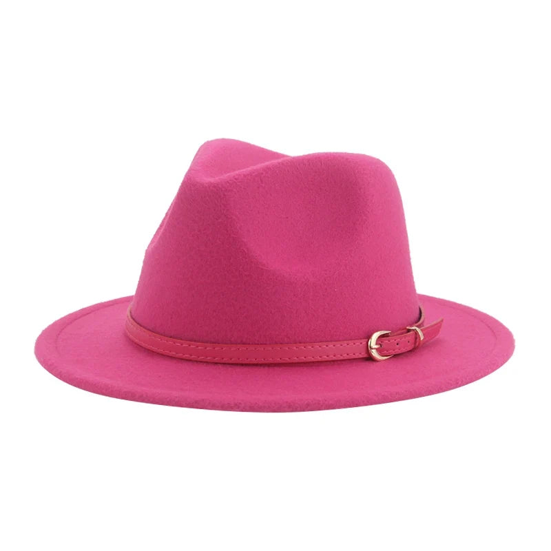Hats for Women Fedoras Girls Hat Boys Hat Felted Kids Baby Caps Small 52cm 54cm Belt Wedding Cute Kid Fedoras Sombreros De Mujer