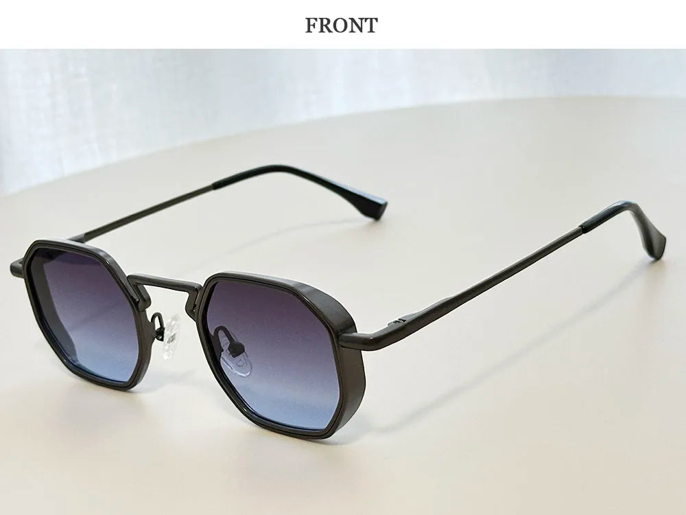 Steampunk Sunglass Men 2025 Square Sunglasses Women Trendy And Fashionable Vintage Fashion Glasses Gafas De Sol Hombre Zonnebril