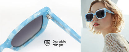 Fashion Butterfly Polarized Sunglasses Women Thick Frame UV400 Protection Acetate Sun Glasses for Ladies Shopping Gift