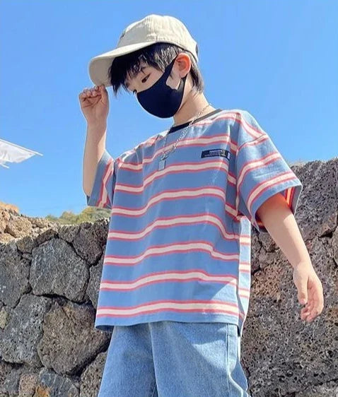8 To 10 Year Old Boy Clothes Kids Set Junior Boys' Summer Clothing Children's Outfit 2025 Baby Boy's From 4 Years Shorts T-shirt