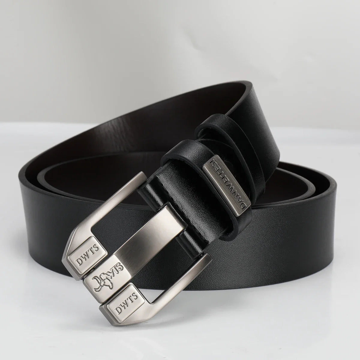New Men's Belt, Men's High-Quality Belt, Men's Versatile Belt, Luxurious Needle Buckle, Authentic Vintage Denim Style