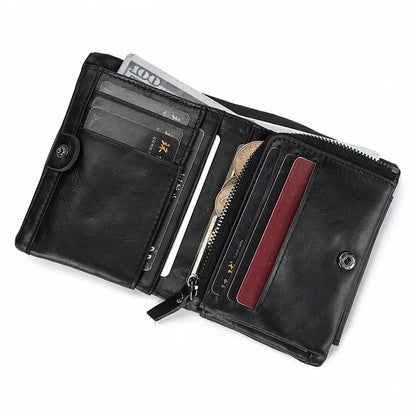 Portefeuille de luxe de marque de créateur pour homme, porte-cartes en cuir véritable souple, petit porte-monnaie pour pièces de monnaie et cartes de crédit, portefeuilles masculins à glisser dans les poches.